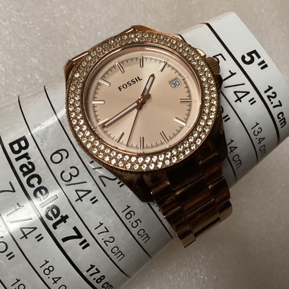 Fossil Retro Traveller Three Hand Rose Gold-tone Women’s Watch AM4454 main image 6
